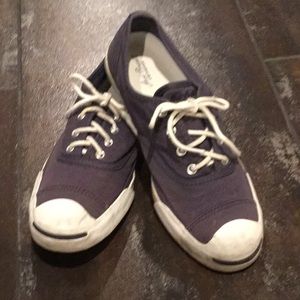 Navy Blue Jack Purcell tennis shoe